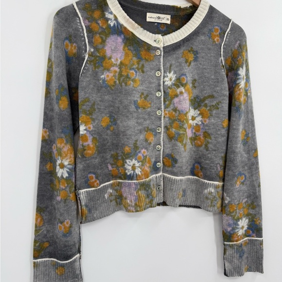 Natural Life Your Everything Cardigan Sweater | English Garden Charcoal | XS - Picture 6 of 8